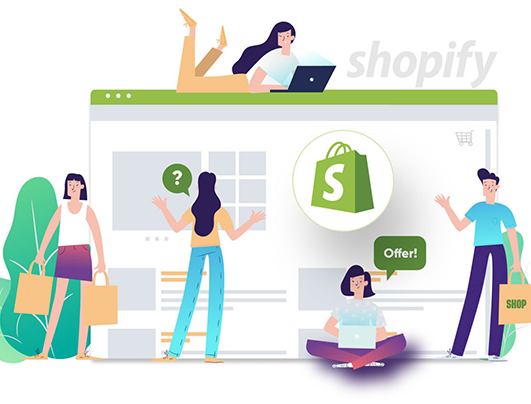 Set up a Shopify store on your e-commerce website to manage products, payments, and sales easily